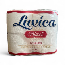 Тоалетна хартия Luxica Triplet 4бр 3пласта 800гр